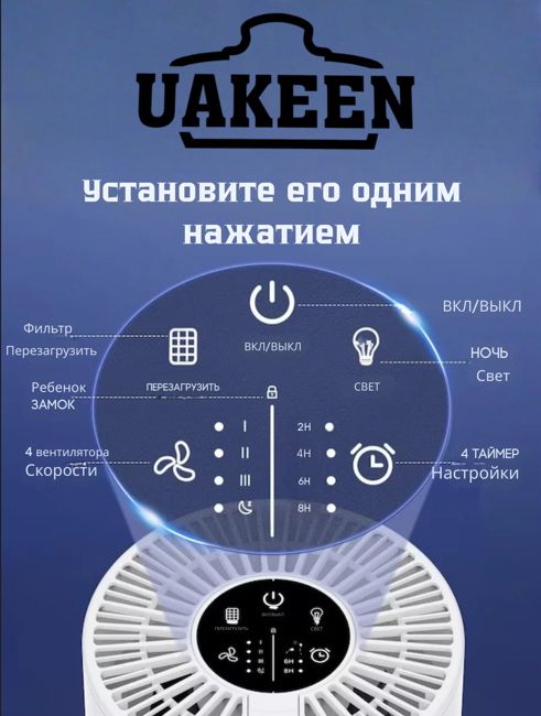 UAKEEN ZL-2707: честный обзор очистителя и освежителя воздуха