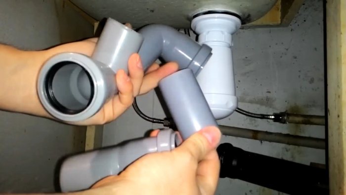 Как заменить гофру сифона на ПВХ-трубу: простой пошаговый ремонт