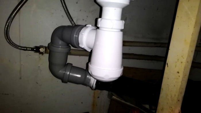 Как заменить гофру сифона на ПВХ-трубу: простой пошаговый ремонт