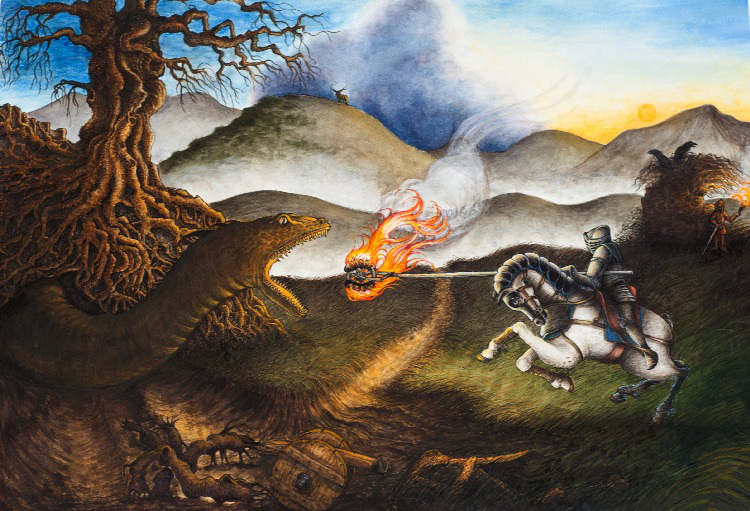 Огромный червь-монстр из Линтона 1