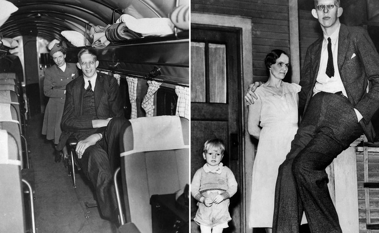 Опубликовано редкое цветное видео с самым высоким человеком на Земле, умершим в 1940 году 1